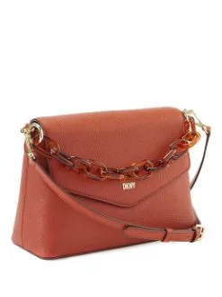 DKNY ΔΕΡΜΑΤΙΝΗ ΤΣΑΝΤΑ ΧΕΙΡΟΣ FRANKIE Πορτοκαλί -ΓΥΝΑΙΚΕΙΕΣ ΤΣΑΝΤΕΣ Κατάστημα πωλήσεων 10 73