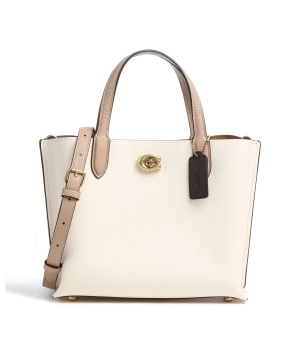 COACH ΔΕΡΜΑΤΙΝΗ ΤΣΑΝΤΑ TOTE Μπεζ 5 COACH ΔΕΡΜΑΤΙΝΗ ΤΣΑΝΤΑ TOTE Μπεζ - Image 5