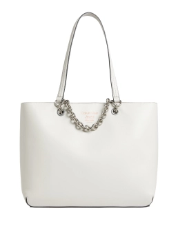 CALVIN KLEIN ΤΣΑΝΤΑ ΩΜΟΥ ΜΕ ΑΛΥΣΙΔΑ Λευκό 4 CALVIN KLEIN ΤΣΑΝΤΑ ΩΜΟΥ ΜΕ ΑΛΥΣΙΔΑ Λευκό - Image 4