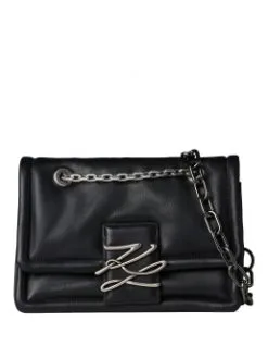 KARL LAGERFELD ΔΕΡΜΑΤΙΝΗ ΣΤΑΥΡΩΤΗ ΤΣΑΝΤΑ Μαύρο -ΓΥΝΑΙΚΕΙΕΣ ΤΣΑΝΤΕΣ Κατάστημα πωλήσεων 10 758