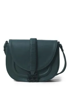 CALLISTA CRAFTS ΔΕΡΜΑΤΙΝΗ ΤΣΑΥΡΩΤΗ ΤΣΑΝΤΑ Πράσινο