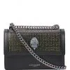 KURT GEIGER ΣΤΑΥΡΩΤΗ ΤΣΑΝΤΑ ΜΕ ΣΤΡΑΣ SHOREDITCH SMALL Μαύρο