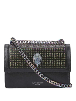 KURT GEIGER ΣΤΑΥΡΩΤΗ ΤΣΑΝΤΑ ΜΕ ΣΤΡΑΣ SHOREDITCH SMALL Μαύρο 5 KURT GEIGER ΣΤΑΥΡΩΤΗ ΤΣΑΝΤΑ ΜΕ ΣΤΡΑΣ SHOREDITCH SMALL Μαύρο - Image 5