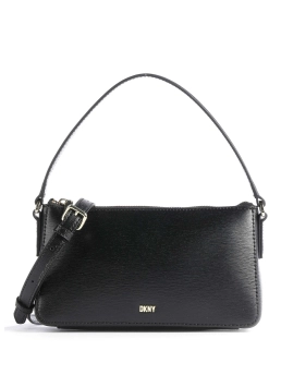 DKNY ΔΕΡΜΑΤΙΝΗ ΣΤΑΥΡΩΤΗ ΤΣΑΝΤΑ Μαύρο 5 DKNY ΔΕΡΜΑΤΙΝΗ ΣΤΑΥΡΩΤΗ ΤΣΑΝΤΑ Μαύρο - Image 5