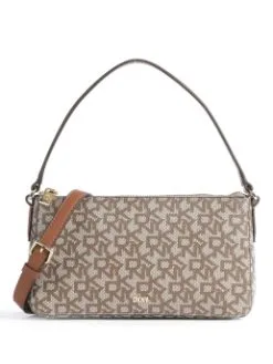 DKNY ΣΤΑΥΡΩΤΗ ΤΣΑΝΤΑ ΜΕ ΜΟΝΟΓΡΑΜΜΑ Καφέ -ΓΥΝΑΙΚΕΙΕΣ ΤΣΑΝΤΕΣ Κατάστημα πωλήσεων 10 807