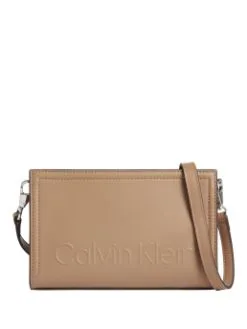 CALVIN KLEIN ΣΤΑΥΡΩΤΗ ΤΣΑΝΤΑ ΜΕ ΛΟΓΟΤΥΠΟ Μπεζ -ΓΥΝΑΙΚΕΙΕΣ ΤΣΑΝΤΕΣ Κατάστημα πωλήσεων 10 811