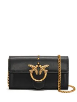 PINKO ΔΕΡΜΑΤΙΝΗ ΣΤΑΥΡΩΤΗ ΤΣΑΝΤΑ LOVE SIMPLY Μαύρο -ΓΥΝΑΙΚΕΙΕΣ ΤΣΑΝΤΕΣ Κατάστημα πωλήσεων 10 828