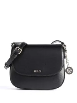 DKNY ΔΕΡΜΑΤΙΝ ΣΤΑΥΡΩΤΗ ΤΣΑΝΤΑ BRYANT Μαύρο