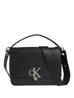 CALVIN KLEIN ΣΤΑΥΡΩΤΗ ΤΣΑΝΤΑ ΜΕ ΛΟΓΟΤΥΠΟ Μαύρο