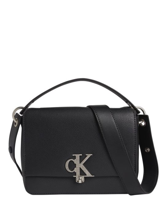 CALVIN KLEIN ΣΤΑΥΡΩΤΗ ΤΣΑΝΤΑ ΜΕ ΛΟΓΟΤΥΠΟ Μαύρο 1 CALVIN KLEIN ΣΤΑΥΡΩΤΗ ΤΣΑΝΤΑ ΜΕ ΛΟΓΟΤΥΠΟ Μαύρο