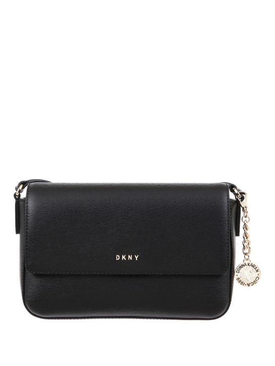 DKNY ΔΕΡΜΑΤΙΝΗ ΣΤΑΥΡΩΤΗ ΤΣΑΝΤΑ BRYANT Μαύρο 2 DKNY ΔΕΡΜΑΤΙΝΗ ΣΤΑΥΡΩΤΗ ΤΣΑΝΤΑ BRYANT Μαύρο - Image 2