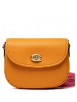 COACH ΔΕΡΜΑΤΙΝΗ ΣΤΑΥΡΩΤΗ ΤΣΑΝΤΑ Πορτοκαλί -ΓΥΝΑΙΚΕΙΕΣ ΤΣΑΝΤΕΣ Κατάστημα πωλήσεων 10 914