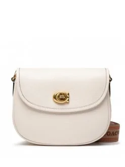 COACH ΔΕΡΜΑΤΙΝΗ ΣΤΑΥΡΩΤΗ ΤΣΑΝΤΑ Εκρού