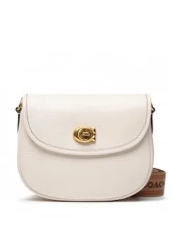 COACH ΔΕΡΜΑΤΙΝΗ ΣΤΑΥΡΩΤΗ ΤΣΑΝΤΑ Εκρού -ΓΥΝΑΙΚΕΙΕΣ ΤΣΑΝΤΕΣ Κατάστημα πωλήσεων 10 916