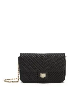 FURLA ΚΑΠΙΤΟΝΕ ΣΤΑΥΡΩΤΗ ΤΣΑΝΤΑ POP STAR MINI Μαύρο