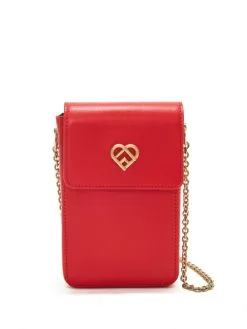 FURLA ΔΕΡΜΑΤΙΝΗ ΣΤΑΥΡΩΤΗ ΤΣΑΝΤΑ JOY ΜΙΝΙ Κόκκινο