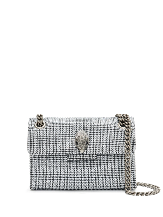 KURT GEIGER ΣΤΑΥΡΩΤΗ ΤΣΑΝΤΑ KENSINGTON MINI Ασημί 1 KURT GEIGER ΣΤΑΥΡΩΤΗ ΤΣΑΝΤΑ KENSINGTON MINI Ασημί