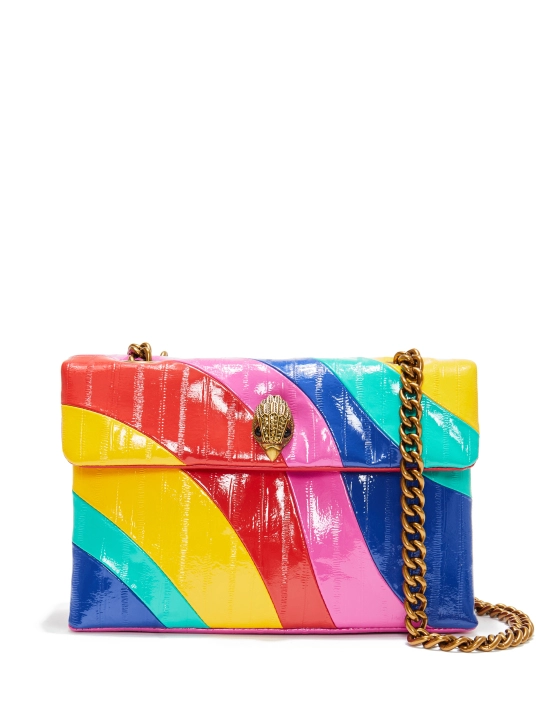 KURT GEIGER ΔΕΡΜΑΤΙΝΗ ΤΣΑΝΤΑ KENSINGHTON Πολύχρωμο 1 KURT GEIGER ΔΕΡΜΑΤΙΝΗ ΤΣΑΝΤΑ KENSINGHTON Πολύχρωμο