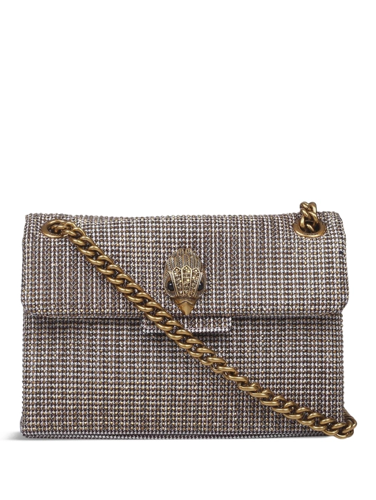 KURT GEIGER ΣΤΑΥΡΩΤΗ ΤΣΑΝΤΑ KENSINGTON MINI Καφέ 1 KURT GEIGER ΣΤΑΥΡΩΤΗ ΤΣΑΝΤΑ KENSINGTON MINI Καφέ