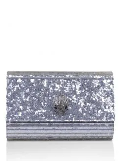 KURT GEIGER ΤΣΑΝΤΑ ΦΑΚΕΛΟΣ ΜΕ GLITTER EAGLE CLUTCH ΑΣΗΜΕΝΙΟ