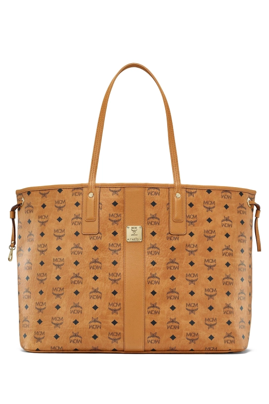 MCM ΤΣΑΝΤΑ SHOPPER ΔΙΠΛΗΣ ΟΨΗΣ LIZ LARGE Καφέ 1 MCM ΤΣΑΝΤΑ SHOPPER ΔΙΠΛΗΣ ΟΨΗΣ LIZ LARGE Καφέ