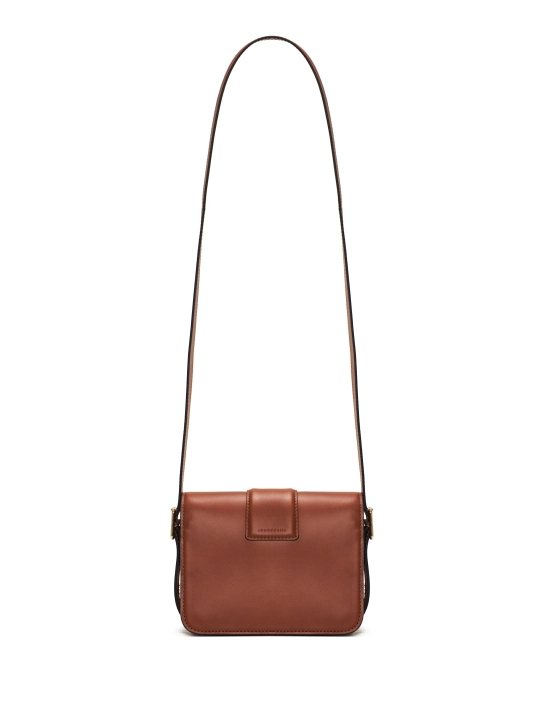 LONGCHAMP ΔΕΡΜΑΤΙΝΗ ΣΤΑΥΡΩΤΗ ΤΣΑΝΤΑ BOX-TROT S Καφέ 2 LONGCHAMP ΔΕΡΜΑΤΙΝΗ ΣΤΑΥΡΩΤΗ ΤΣΑΝΤΑ BOX-TROT S Καφέ - Image 2