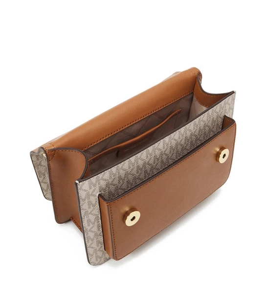 MICHAEL MICHAEL KORS ΣΤΑΥΡΩΤΗ ΤΣΑΝΤΑ ΜΕ ΑΛΥΣΙΔΑ HEATHER Μπεζ 2 MICHAEL MICHAEL KORS ΣΤΑΥΡΩΤΗ ΤΣΑΝΤΑ ΜΕ ΑΛΥΣΙΔΑ HEATHER Μπεζ - Image 2