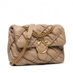 PINKO ΔΕΡΜΑΤΙΝΗ ΤΣΑΝΤΑ LOVE CLASSIC PUFF RUFFLE Μπεζ 13 PINKO ΔΕΡΜΑΤΙΝΗ ΤΣΑΝΤΑ LOVE CLASSIC PUFF RUFFLE Μπεζ -ΓΥΝΑΙΚΕΙΕΣ ΤΣΑΝΤΕΣ Κατάστημα πωλήσεων 20 1063