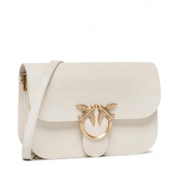 PINKO ΔΕΡΜΑΤΙΝΗ ΤΣΑΝΤΑ LOVE BELL SUMMER FOULARD Λευκό 6 PINKO ΔΕΡΜΑΤΙΝΗ ΤΣΑΝΤΑ LOVE BELL SUMMER FOULARD Λευκό - Image 6