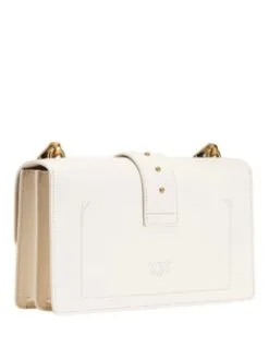 PINKO ΔΕΡΜΑΤΙΝΗ ΣΤΑΥΡΩΤΗ ΤΣΑΝΤΑ CLASSIC LOVE Λευκό -ΓΥΝΑΙΚΕΙΕΣ ΤΣΑΝΤΕΣ Κατάστημα πωλήσεων 20 1069