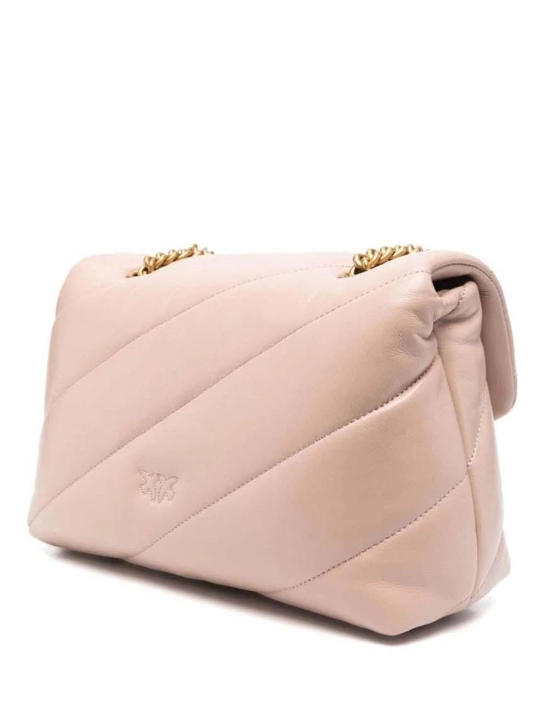 PINKO ΚΑΠΙΤΟΝΕ ΣΤΑΥΡΩΤΗ ΤΣΑΝΤΑ CLASSIC LOVE Ροζ 2 PINKO ΚΑΠΙΤΟΝΕ ΣΤΑΥΡΩΤΗ ΤΣΑΝΤΑ CLASSIC LOVE Ροζ - Image 2