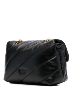 PINKO ΚΑΠΙΤΟΝΕ ΣΤΑΥΡΩΤΗ ΤΣΑΝΤΑ MINI LOVE Μαύρο 5 PINKO ΚΑΠΙΤΟΝΕ ΣΤΑΥΡΩΤΗ ΤΣΑΝΤΑ MINI LOVE Μαύρο - Image 5