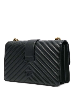 PINKO ΚΑΠΙΤΟΝΕ ΣΤΑΥΡΩΤΗ ΤΣΑΝΤΑ CLASSIC LOVE Μαύρο 4 PINKO ΚΑΠΙΤΟΝΕ ΣΤΑΥΡΩΤΗ ΤΣΑΝΤΑ CLASSIC LOVE Μαύρο - Image 4