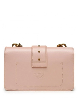 PINKO ΔΕΡΜΑΤΙΝΗ ΣΤΑΥΡΩΤΗ ΤΣΑΝΤΑ MINI LOVE Ροζ 5 PINKO ΔΕΡΜΑΤΙΝΗ ΣΤΑΥΡΩΤΗ ΤΣΑΝΤΑ MINI LOVE Ροζ - Image 5