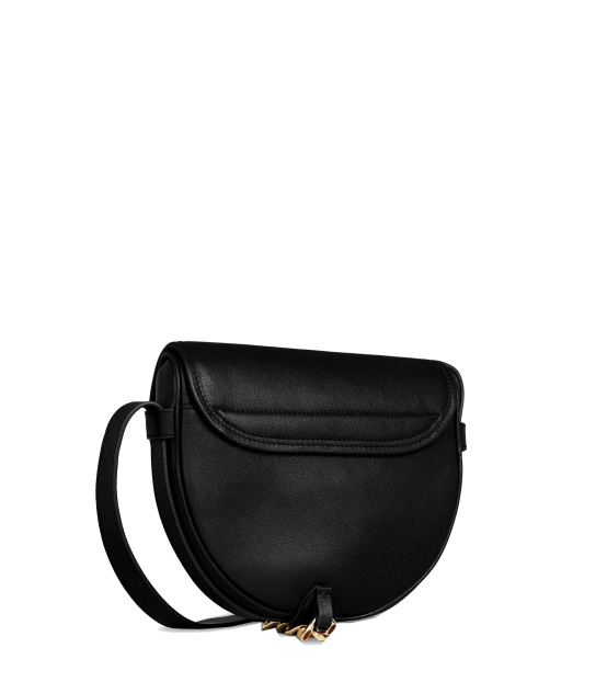SEE BY CHLOE ΔΕΡΜΑΤΙΝΗ ΤΣΑΝΤΑ MARA SADDLE Μαύρο 2 SEE BY CHLOE ΔΕΡΜΑΤΙΝΗ ΤΣΑΝΤΑ MARA SADDLE Μαύρο - Image 2