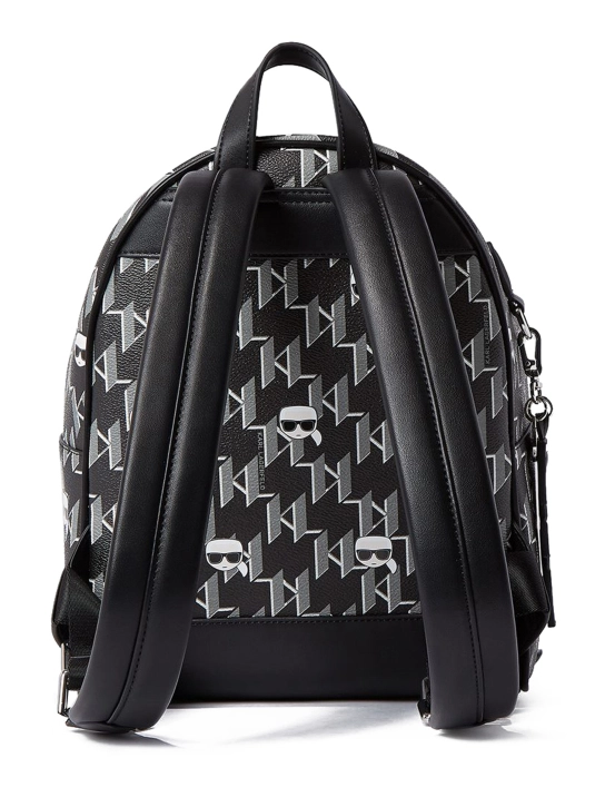 KARL LAGERFELD ΣΑΚΙΔΙΟ ΠΛΑΤΗΣ ΜΕ ΣΧΕΔΙΟ Μαύρο 2 KARL LAGERFELD ΣΑΚΙΔΙΟ ΠΛΑΤΗΣ ΜΕ ΣΧΕΔΙΟ Μαύρο - Image 2