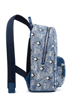 MCM ΣΑΚΙΔΙΟ ΠΛΑΤΗΣ VINTAGE JACQUARD Μπλε 7 MCM ΣΑΚΙΔΙΟ ΠΛΑΤΗΣ VINTAGE JACQUARD Μπλε - Image 7