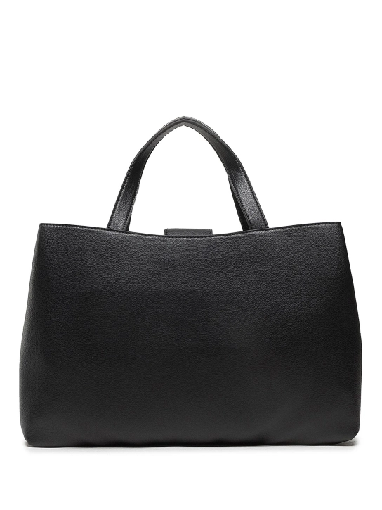 TOMMY HILFIGER ΓΥΝΑΙΚΕΙΑ ΤΣΑΝΤΑ ΜΕ ΑΝΑΓΛΥΦΗ ΥΦΗ Μαύρο 2 TOMMY HILFIGER ΓΥΝΑΙΚΕΙΑ ΤΣΑΝΤΑ ΜΕ ΑΝΑΓΛΥΦΗ ΥΦΗ Μαύρο - Image 2