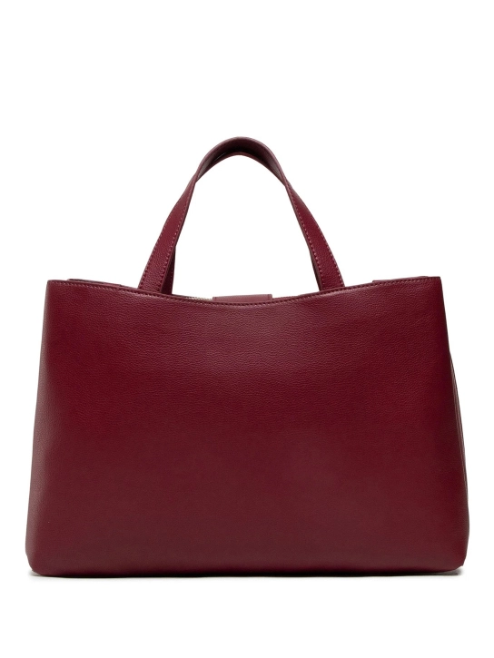 TOMMY HILFIGER ΓΥΝΑΙΚΕΙΑ ΤΣΑΝΤΑ ΜΕ ΑΝΑΓΛΥΦΗ ΥΦΗ Κόκκινο 2 TOMMY HILFIGER ΓΥΝΑΙΚΕΙΑ ΤΣΑΝΤΑ ΜΕ ΑΝΑΓΛΥΦΗ ΥΦΗ Κόκκινο - Image 2