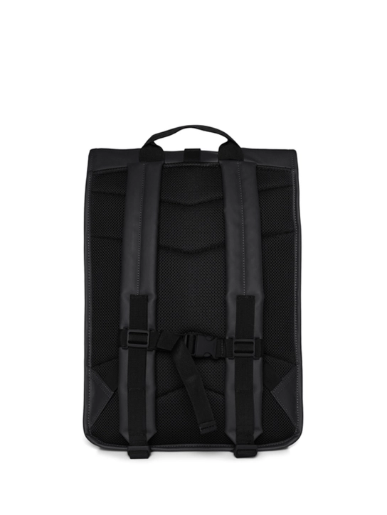 RAINS UNISEX ΣΑΚΙΔΙΟ ΠΛΑΤΗΣ ROLLTOP Μαύρο 2 RAINS UNISEX ΣΑΚΙΔΙΟ ΠΛΑΤΗΣ ROLLTOP Μαύρο - Image 2