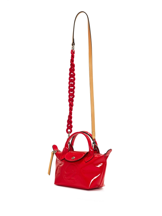 LONGCHAMP ΤΣΑΝΤΑ ΧΕΙΡΟΣ LE PLIAGE CUIR XS Κόκκινο 2 LONGCHAMP ΤΣΑΝΤΑ ΧΕΙΡΟΣ LE PLIAGE CUIR XS Κόκκινο - Image 2