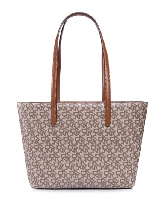 DKNY ΔΕΡΜΑΤΙΝΗ ΤΣΑΝΤΑ ΩΜΟΥ BRYANT Καφέ 2 DKNY ΔΕΡΜΑΤΙΝΗ ΤΣΑΝΤΑ ΩΜΟΥ BRYANT Καφέ - Image 2