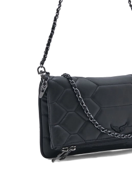 ZADIG & VOLTAIRE ΚΑΠΙΤΟΝΕ ΤΣΑΝΤΑ ΦΑΚΕΛΟΣ ΜΕ ΑΛΥΣΙΔΑ Μαύρο 6 ZADIG & VOLTAIRE ΚΑΠΙΤΟΝΕ ΤΣΑΝΤΑ ΦΑΚΕΛΟΣ ΜΕ ΑΛΥΣΙΔΑ Μαύρο - Image 6