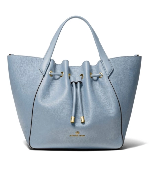 MICHAEL MICHAEL KORS ΔΕΡΜΑΤΙΝΗ ΤΣΑΝΤΑ ΩΜΟΥ PHOEBE Γαλάζιο 5 MICHAEL MICHAEL KORS ΔΕΡΜΑΤΙΝΗ ΤΣΑΝΤΑ ΩΜΟΥ PHOEBE Γαλάζιο - Image 5