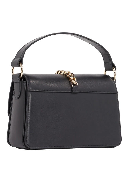 TOMMY HILFIGER ΓΥΝΑΙΚΕΙΑ ΔΕΡΜΑΤΙΝΗ ΤΣΑΝΤΑ ΜΕ ΑΛΥΣΙΔΑ Μαύρο 2 TOMMY HILFIGER ΓΥΝΑΙΚΕΙΑ ΔΕΡΜΑΤΙΝΗ ΤΣΑΝΤΑ ΜΕ ΑΛΥΣΙΔΑ Μαύρο - Image 2