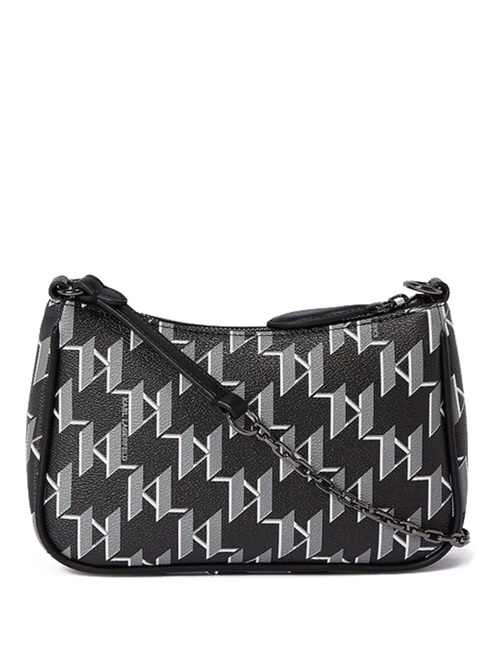 KARL LAGERFELD ΤΣΑΝΤΑ ΩΜΟΥ ΜΕ ΜΟΝΟΓΡΑΜΜΑ Μαύρο 2 KARL LAGERFELD ΤΣΑΝΤΑ ΩΜΟΥ ΜΕ ΜΟΝΟΓΡΑΜΜΑ Μαύρο - Image 2