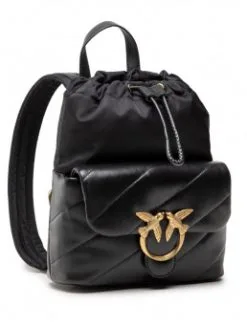 PINKO ΔΕΡΜΑΤΙΝΟ ΣΑΚΙΔΙΟ ΠΛΑΤΗΣ LOVE MINI PUFF Μαύρο -ΓΥΝΑΙΚΕΙΕΣ ΤΣΑΝΤΕΣ Κατάστημα πωλήσεων 20 563