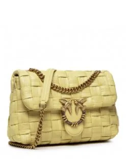 PINKO ΤΣΑΝΤΑ ΩΜΟΥ LOVE MINI PUFF ΛΑΧΑΝΙ -ΓΥΝΑΙΚΕΙΕΣ ΤΣΑΝΤΕΣ Κατάστημα πωλήσεων 20 567