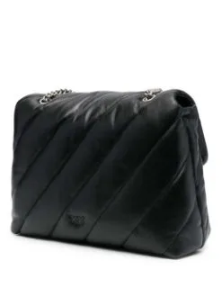 PINKO ΚΑΠΙΤΟΝΕ ΤΣΑΝΤΑ ΩΜΟΥ BIG LOVE Μαύρο -ΓΥΝΑΙΚΕΙΕΣ ΤΣΑΝΤΕΣ Κατάστημα πωλήσεων 20 571