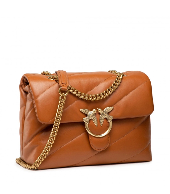 PINKO ΔΕΡΜΑΤΙΝΗ ΤΣΑΝΤΑ LOVE CLASSIC PUFF MAXY QUILT 2 PINKO ΔΕΡΜΑΤΙΝΗ ΤΣΑΝΤΑ LOVE CLASSIC PUFF MAXY QUILT - Image 2